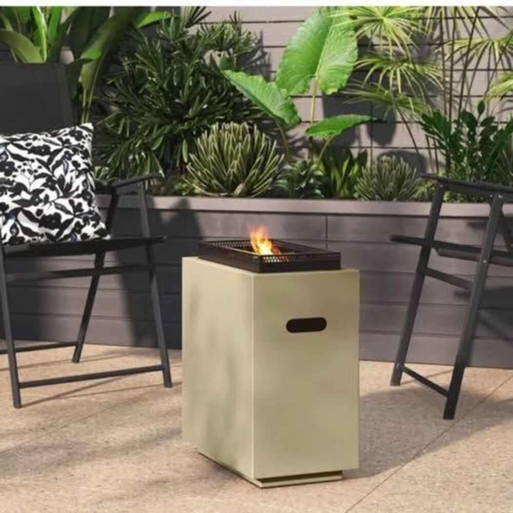 1lb Rectangular Fire Pit Tan - Room Essentials - Picture 6 of 6